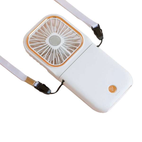 3 IN 1 Mini Fan 3,000mAh Power Bank with Lanyard