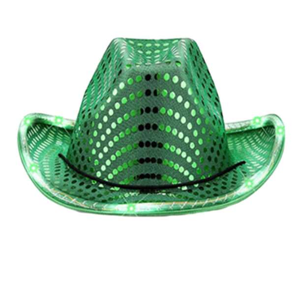 Light Up Sparkle Spectrum Cowboy Hat