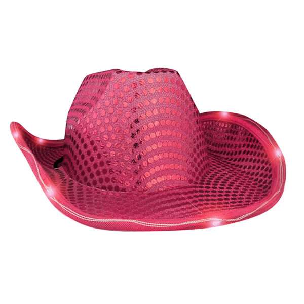 Light Up Sparkle Spectrum Cowboy Hat