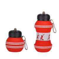 Cricket Ball Water Bottle Collapsible Hydration Companion