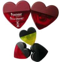 Heart Shaped Memo Clip Magnetic Love Note Holder