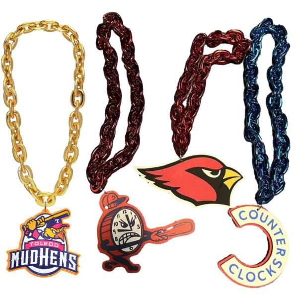 Turn heads with our show-stopping Sports Fan Necklace! Its vibrant colors and intricate team logo pendant will make you the envy of the crowd. Whether you're cheering from the stands or watching from home, this necklace is the perfect way to rep your team with unwavering enthusiasm!