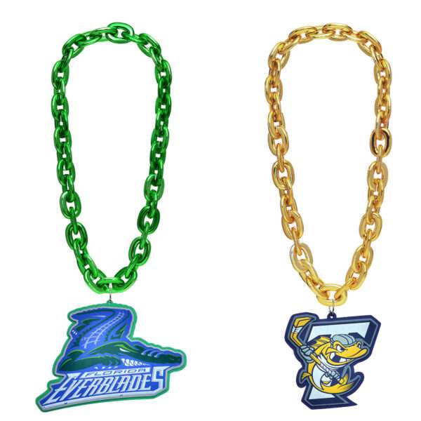 Turn heads with our show-stopping Sports Fan Necklace! Its vibrant colors and intricate team logo pendant will make you the envy of the crowd. Whether you're cheering from the stands or watching from home, this necklace is the perfect way to rep your team with unwavering enthusiasm!