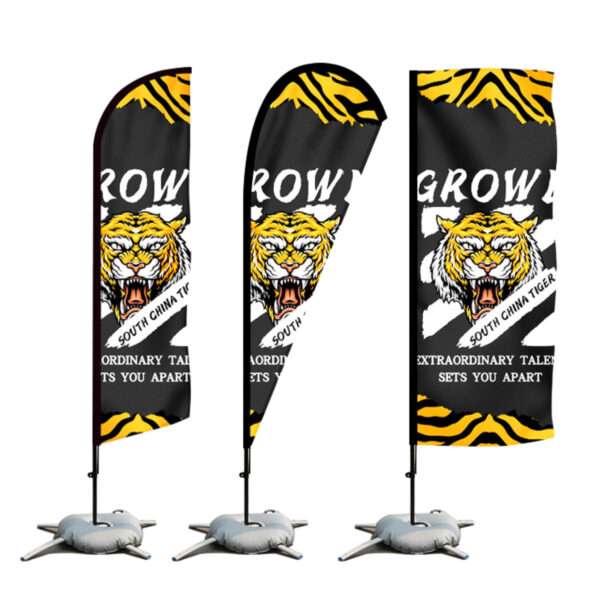 Make a lasting impression with our Ultimate Brand Booster Flags! Versatile, custom printed, and portable for any occasion.