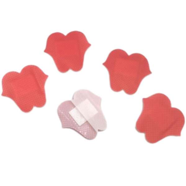 lip shaped adhesive bandages