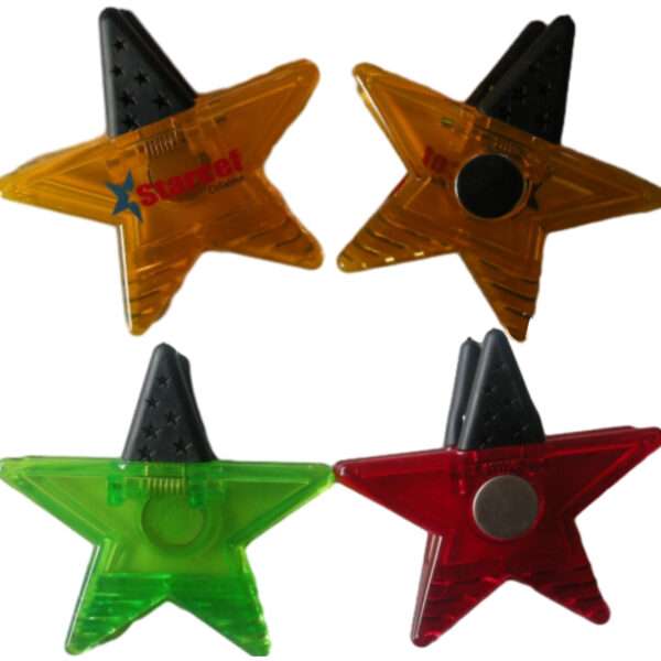 Custom color star clips