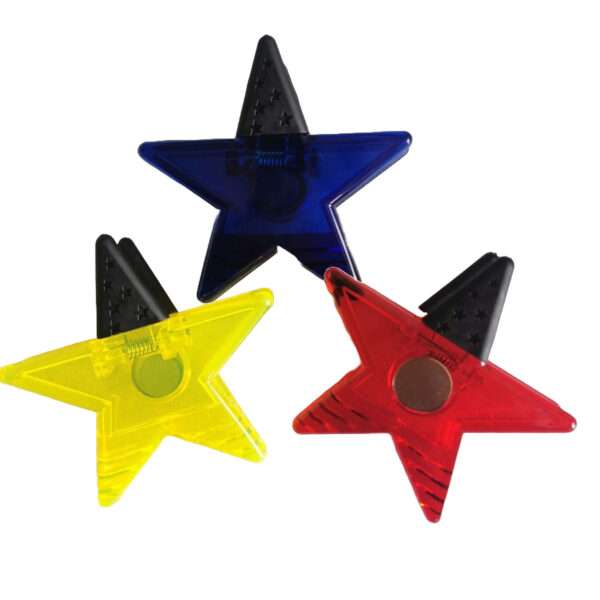 Custom color star clips