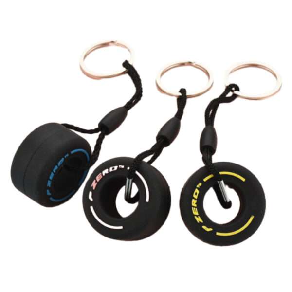 mini tire keychains