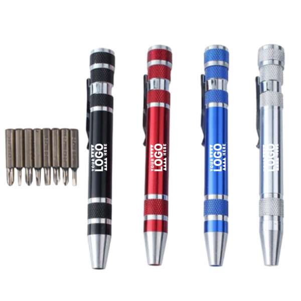 8-in-1 Interchangeable Precision Screwdriver Bits. Set of eight precision screwdriver bits (CR-V steel) for electronics repair.