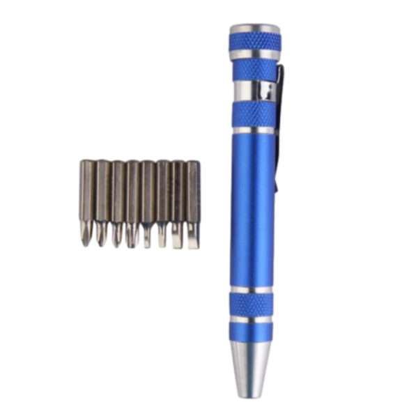 8-in-1 Interchangeable Precision Screwdriver Bits. Set of eight precision screwdriver bits (CR-V steel) for electronics repair.