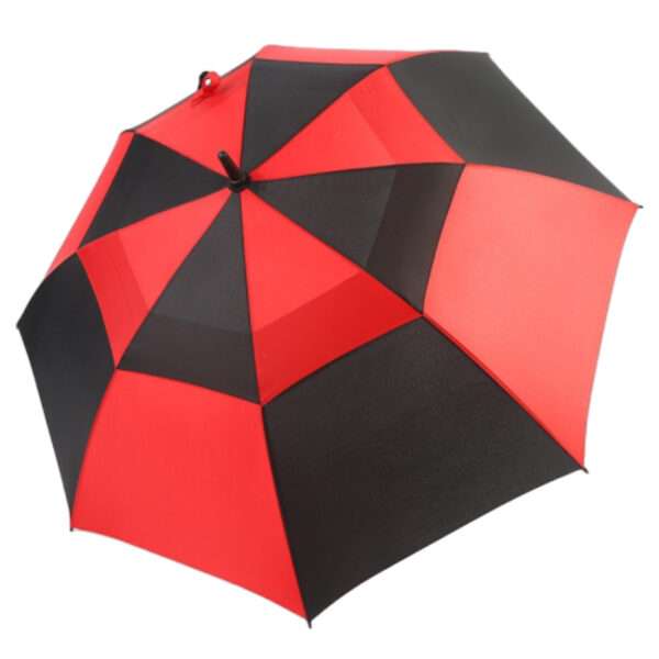 Vented Typhoon Tamer Golf Umbrella with ergonomic handle and wind-resistant design